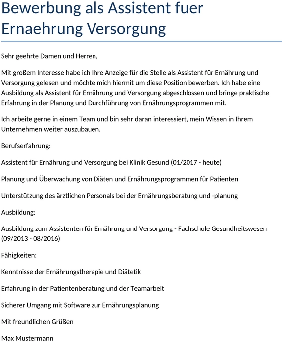 Bewerbung-Als-Assistent-Fuer-Ernaehrung-Versorgung