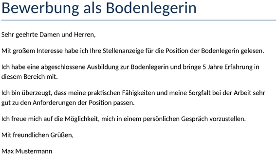 Bewerbung-Als-Bodenlegerin