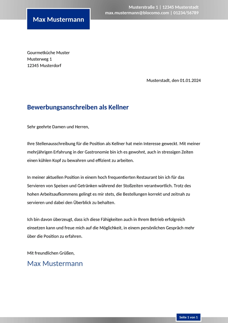 Bewerbungsanschreiben-Kellner-Kellnerin