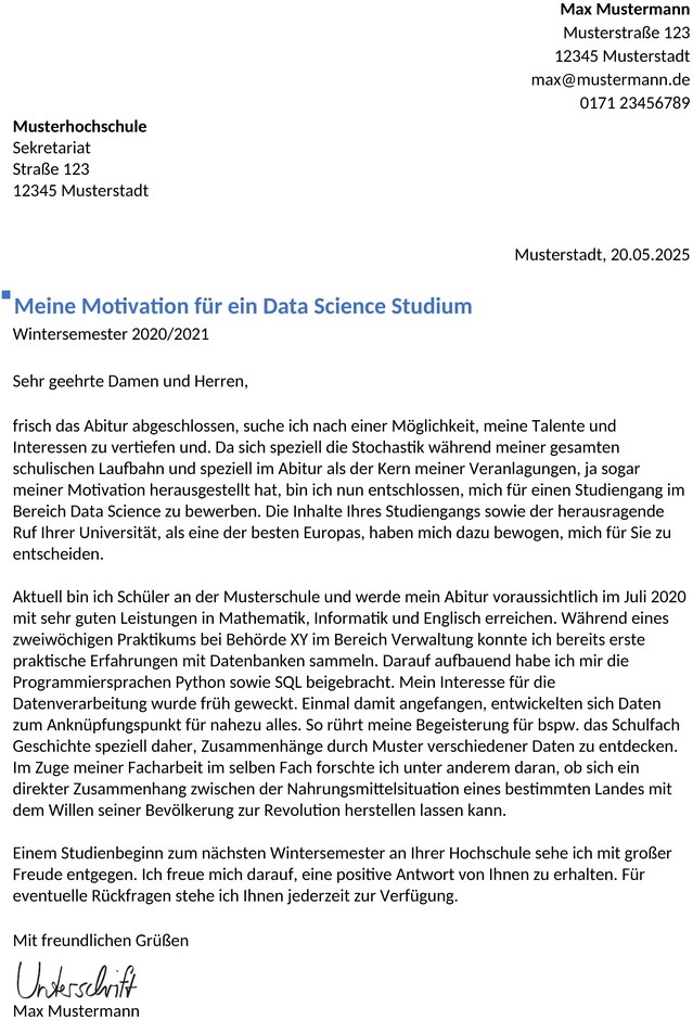 Bewerbungsvorlage-Data-Analyst-Studium