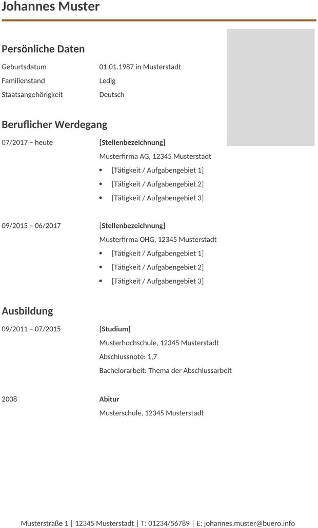 Bewerbungsvorlage-Professionell