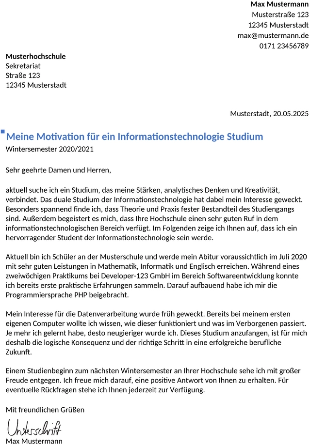 Bewerbungsvorlagen-Backend-Developer-Studium