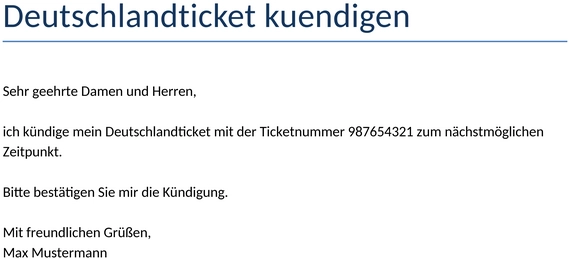 Deutschlandticket-Kuendigung
