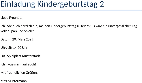 Einladung-Kindergeburtstag