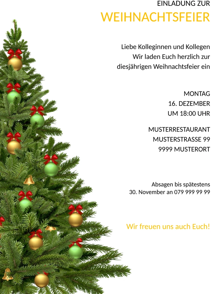 Einladung-Weihnachtsfeier-Vorlage