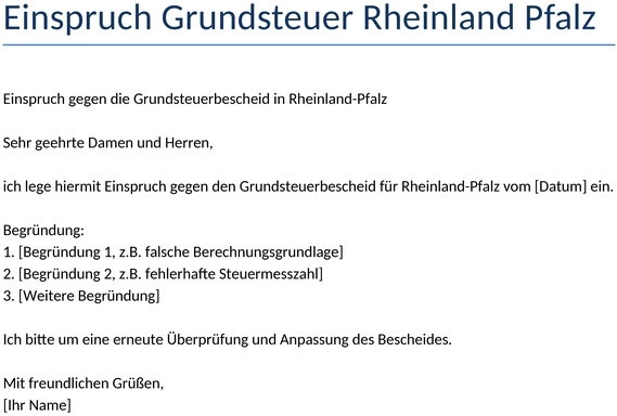 Einspruch-Grundsteuer-Rheinland-Pfalz