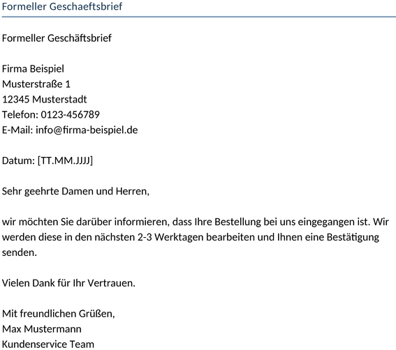 Formeller-Geschaeftsbrief