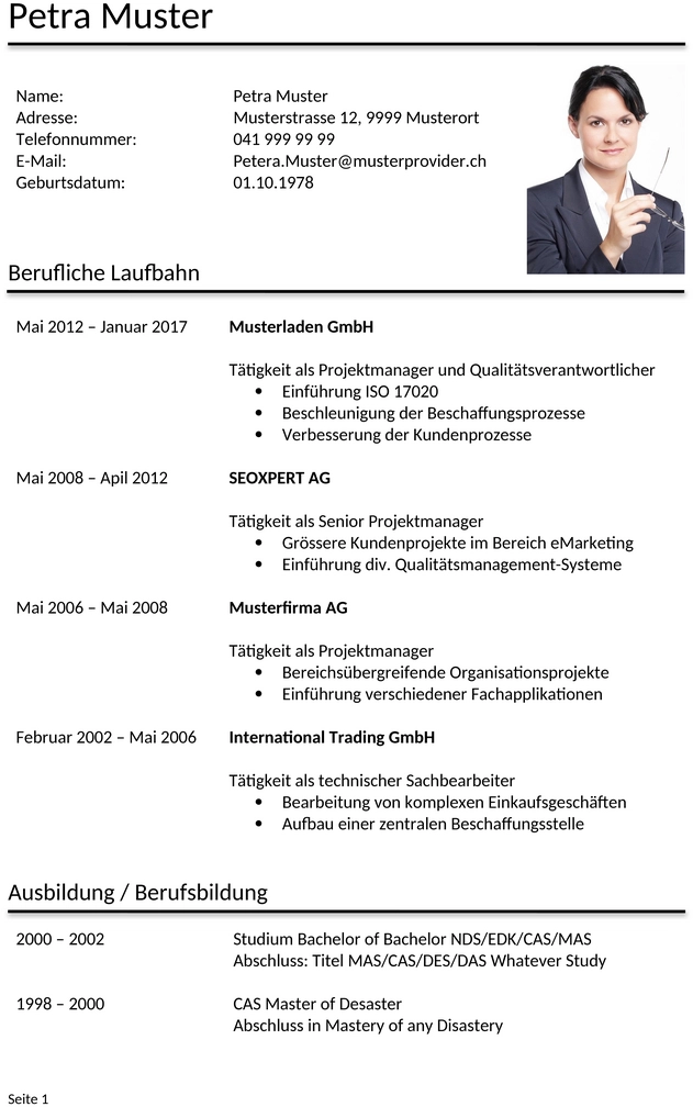 Tabellarischer-Lebenslauf-Vorlage