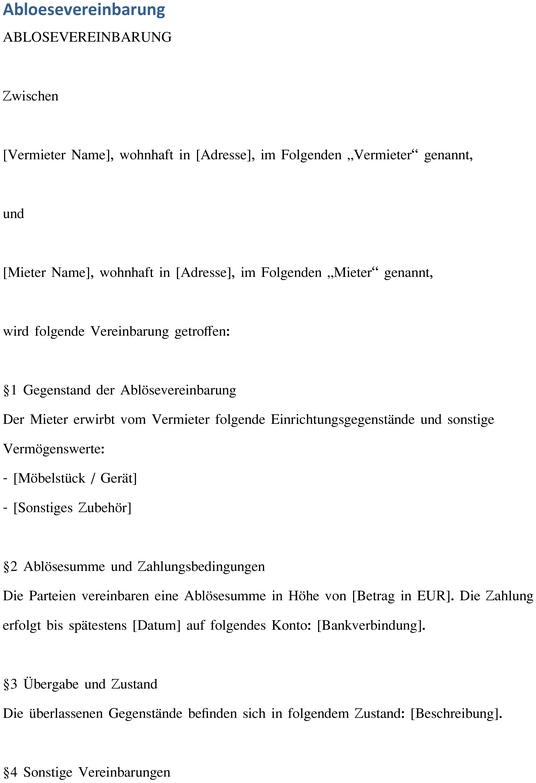 abloesevereinbarung-mieter-vermieter-dokumentation-erstellen