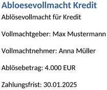 abloesevollmacht-kredit
