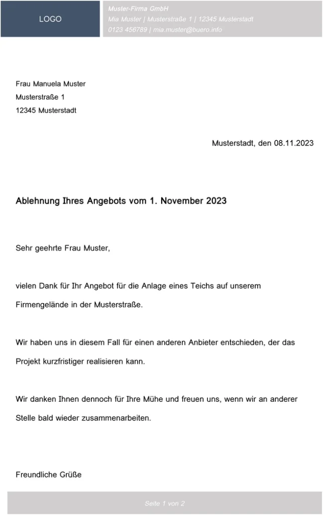 absage-angebot-mustertext