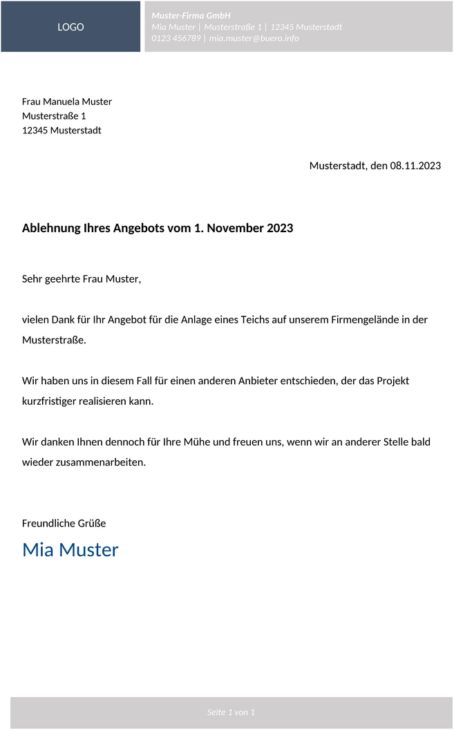 absage-angebot-mustertext