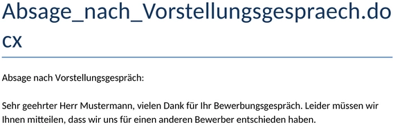 absage-nach-vorstellungsgespraech