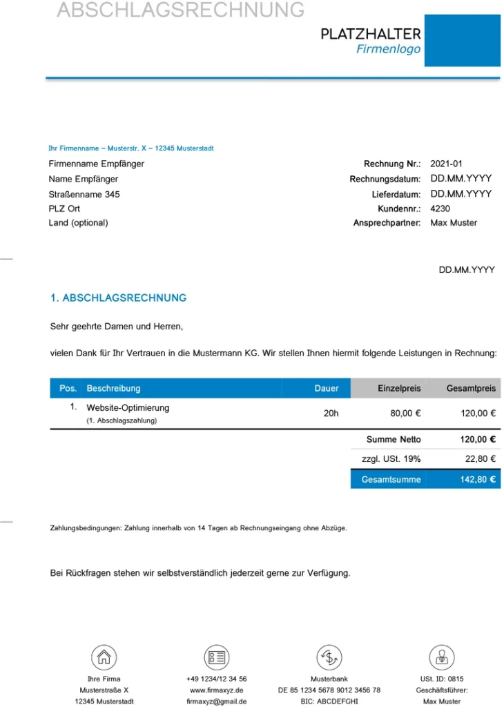 abschlagsrechnung-vorlage-professionell-anpassbar