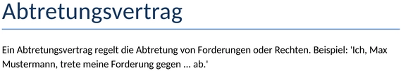 abtretungsvertrag-details