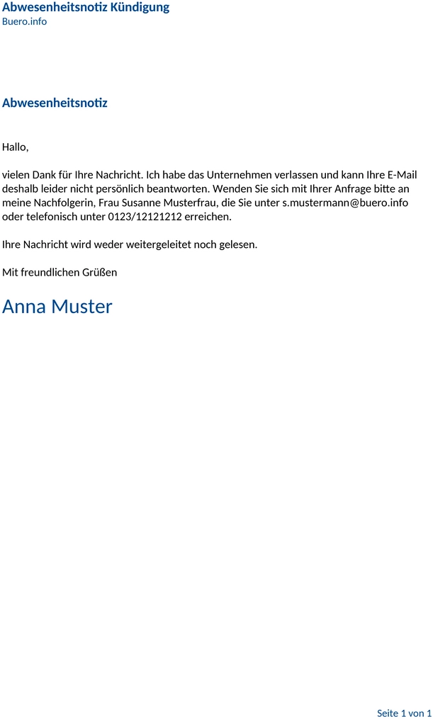 abwesenheitsnotiz-kuendigung-vorlage