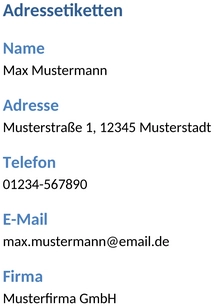 adressetiketten-vorlage