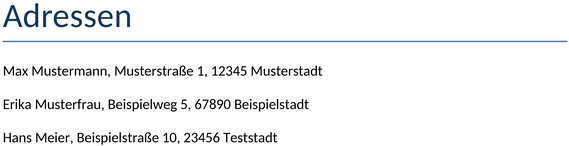 adressliste
