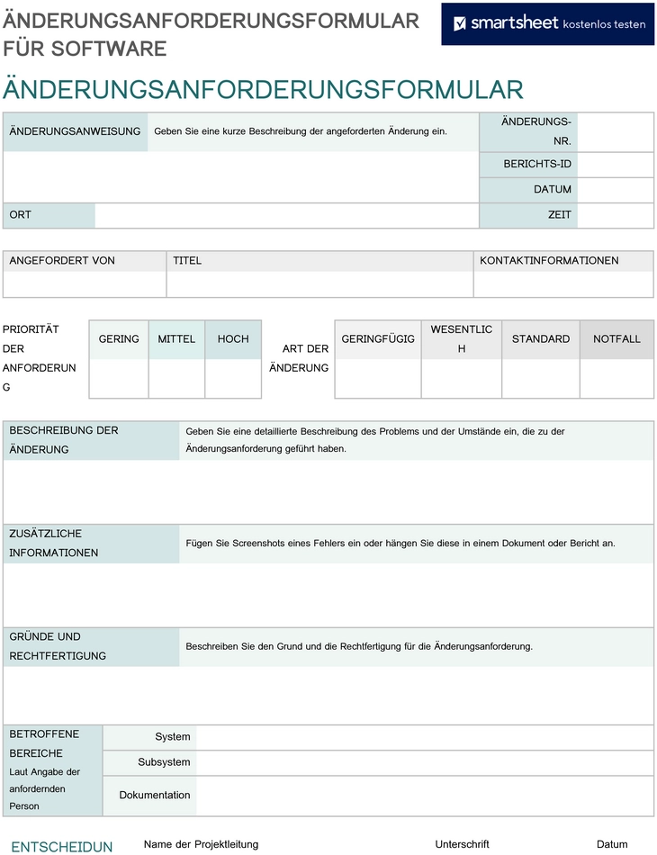 aenderungsanforderungsformular-softwareprojekte-dokumentation