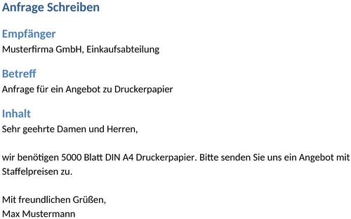 anfrage-schreiben