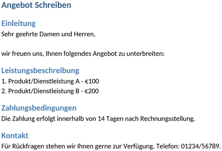 angebot-schreiben