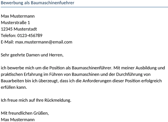 anschreiben-baumaschinenfuehrer