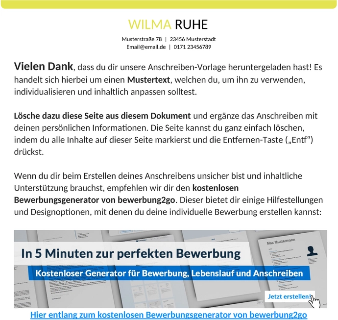 anschreibenvorlage-modern