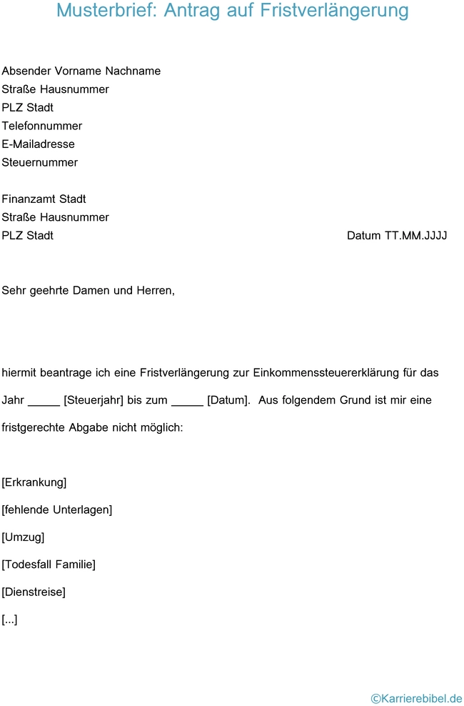 antrag-auf-fristverlaengerung-einkommensteuererklaerung