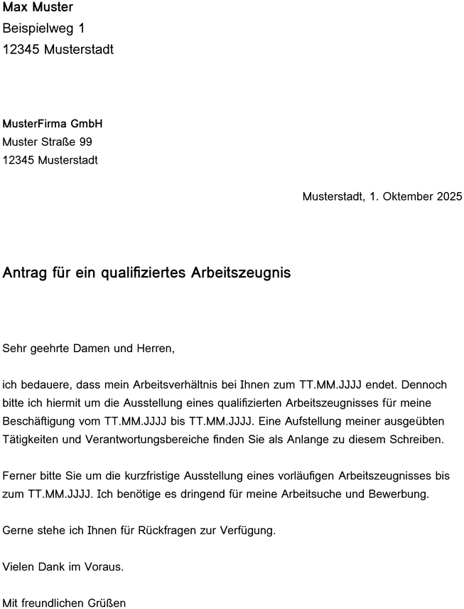 antrag-qualifiziertes-arbeitszeugnis-erstellen