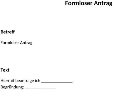 antragsvorlage-formlos