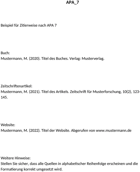 apa-7-vorlage