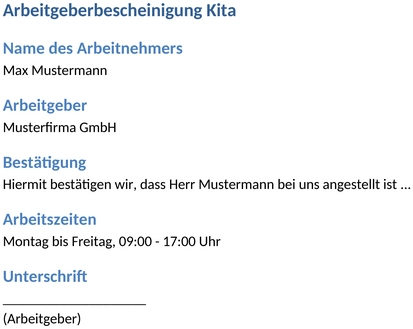 arbeitgeberbescheinigung-kita