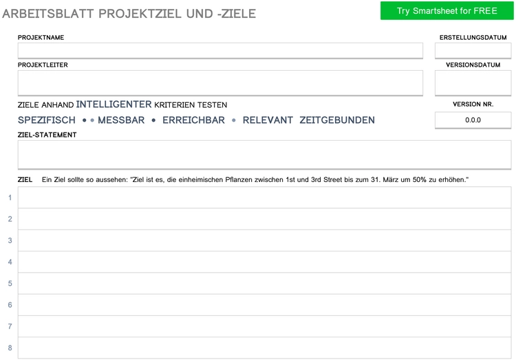 arbeitsblatt-projektziel-und-ziele
