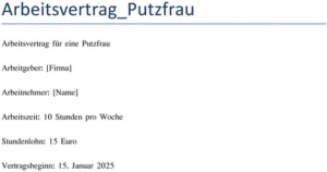 arbeitsvertrag-fuer-eine-putzfrau