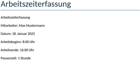 arbeitszeiterfassung-vorlage