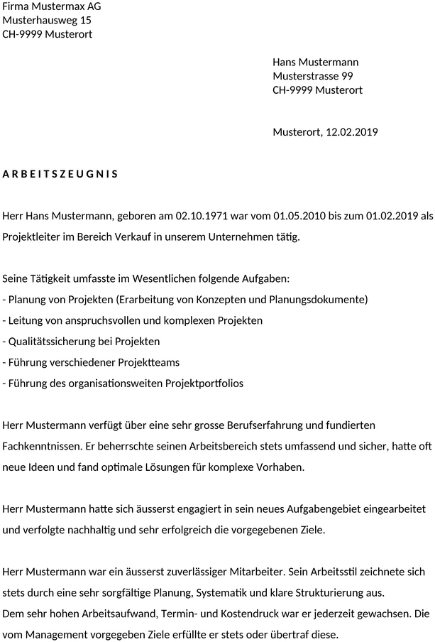arbeitszeugnis-vorlage-sehr-gut
