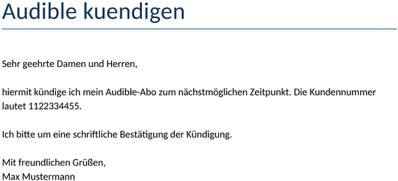 audible-kuendigung