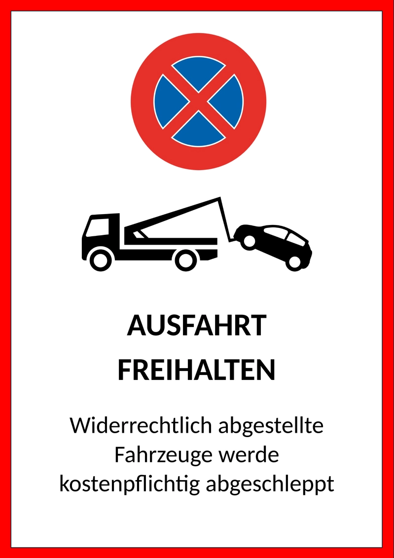 ausfahrt-freihalten-schild-hochformat