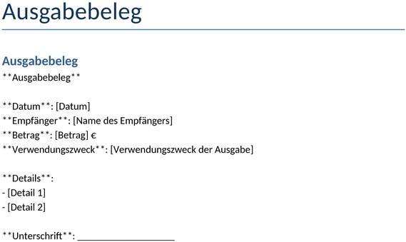ausgabebeleg-buchhaltung