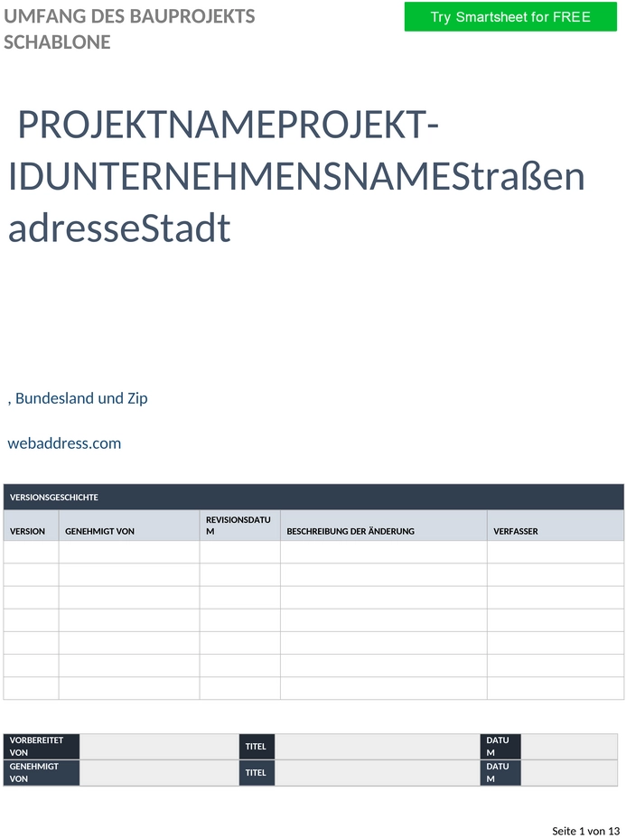 bauprojekt-umfang-vorlage-word
