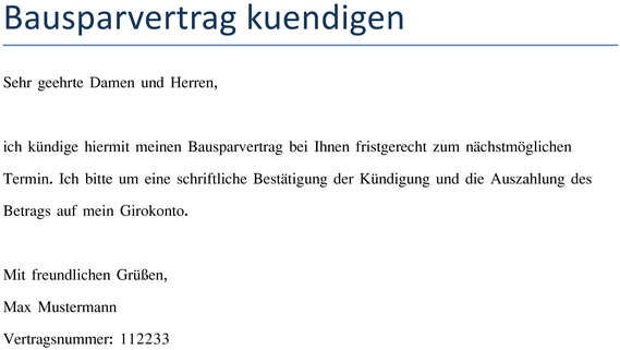 bausparvertrag-kuendigen-vorlage-fuer-die-kuendigung-eines-bausparvertrags