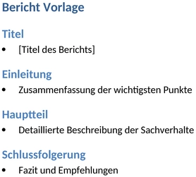 bericht-vorlage-professionell