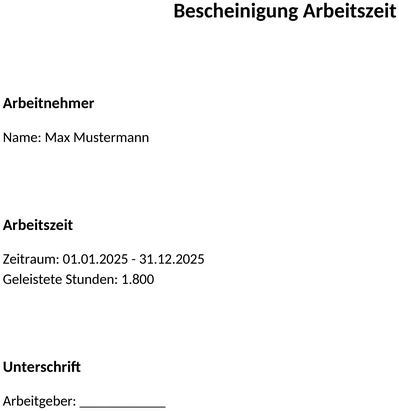 bescheinigung-arbeitszeit