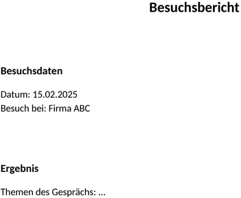 besuchsbericht-bericht