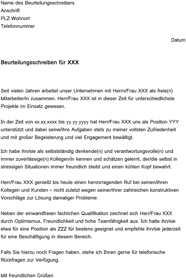 beurteilungsschreiben-freelancer-und-mitarbeiter
