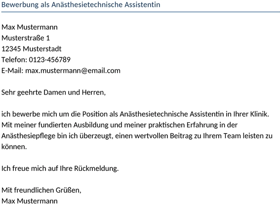 bewerbung-als-anaesthesietechnische-assistentin