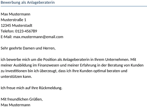 bewerbung-als-anlageberaterin