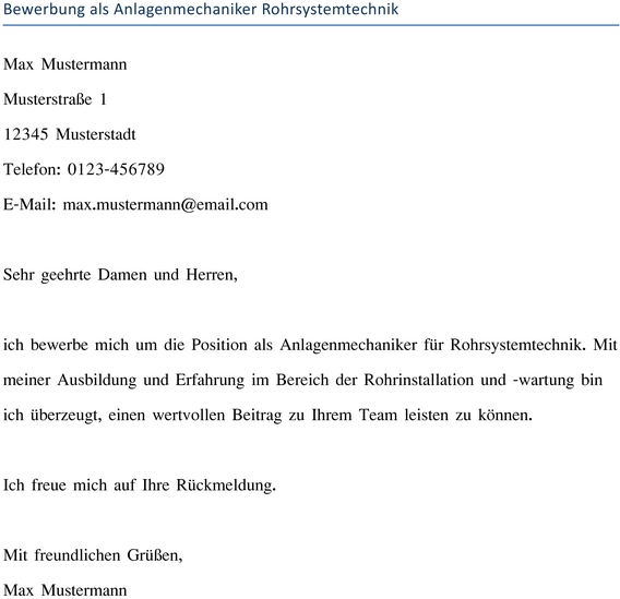 bewerbung-als-anlagenmechaniker-rohrsystemtechnik