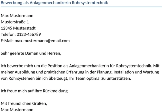bewerbung-als-anlagenmechanikerin-rohrsystemtechnik
