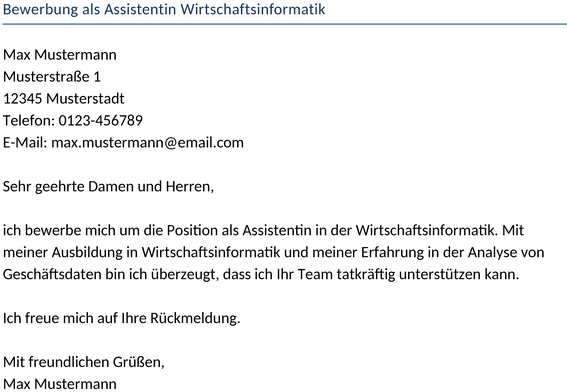 bewerbung-als-assistentin-wirtschaftsinformatik